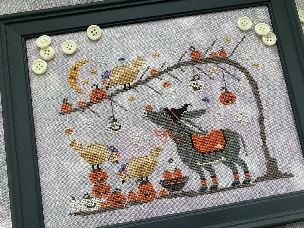 Halloween Chicken and Waffles - Stitches by Ethel - Cross Stitch Pattern [Needlework Marketplace 2026]