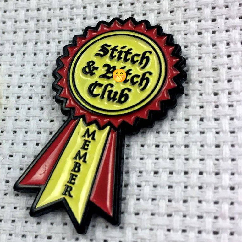 Stitch and B*tch Club Member Needle Minder - Snarky Crafter Designs - Cross Stitch Notions