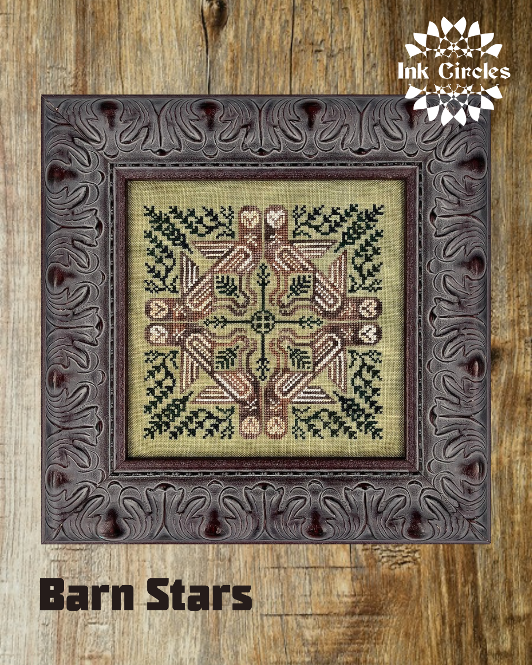 Barn Stars - Ink Circles - Cross Stitch Pattern [Nashville 2026]