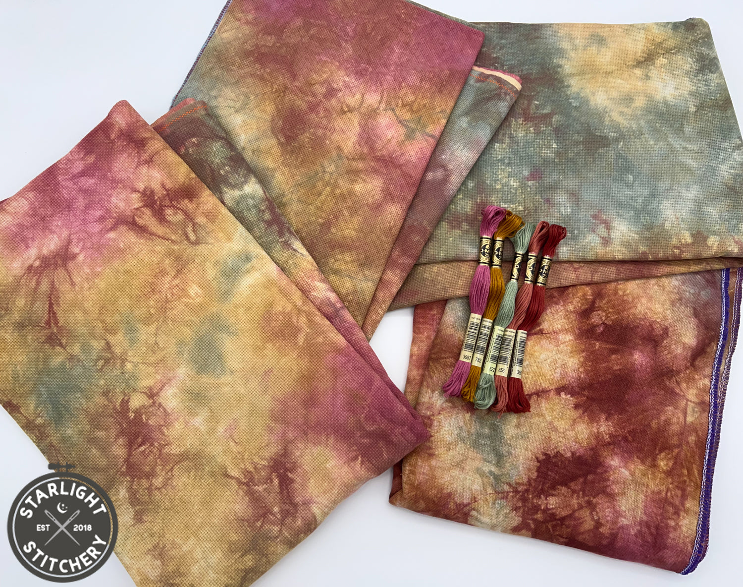 "Autumn" Hand Dyed Cross Stitch Fabric - BeStitchMe