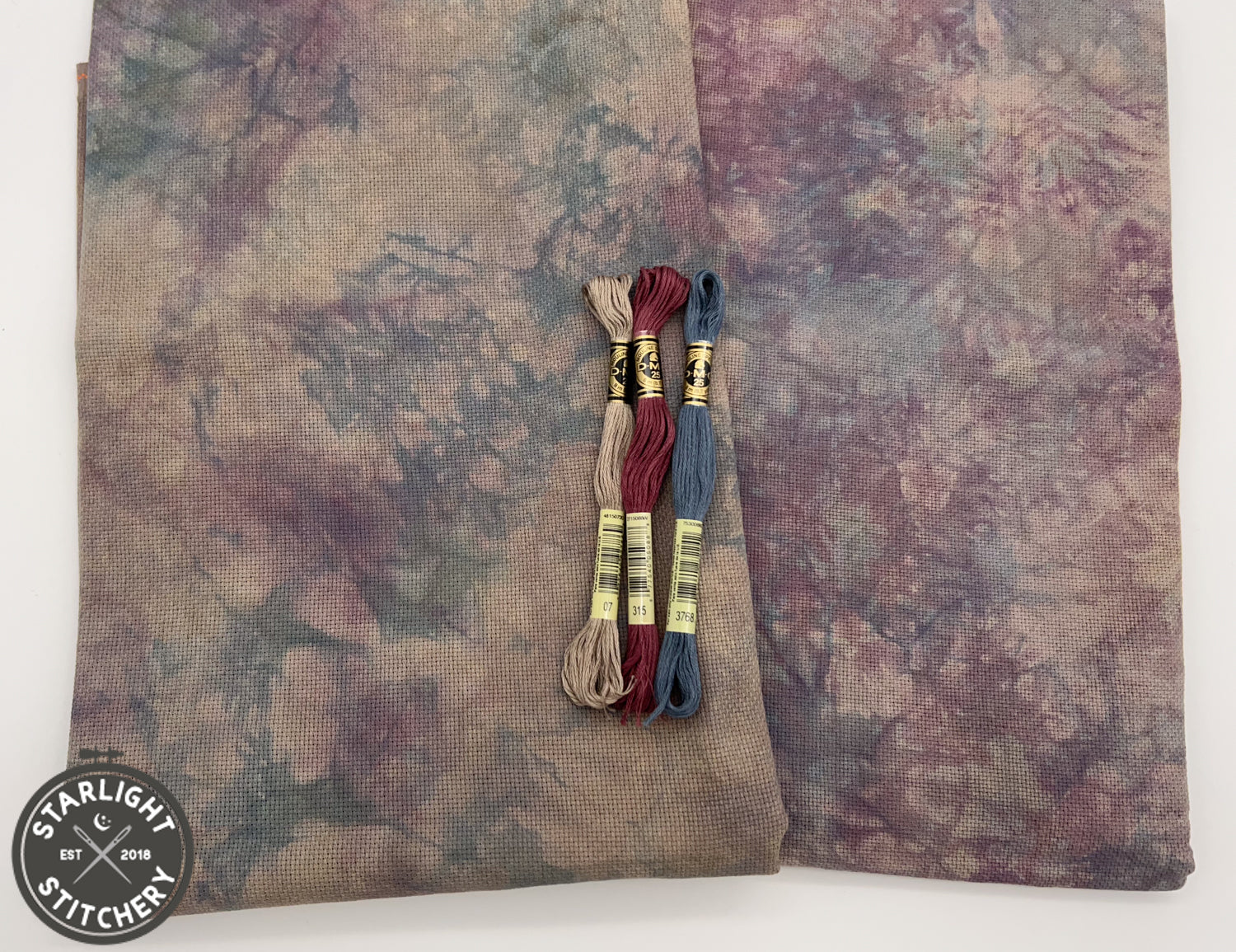 "Devil's Claw" Hand Dyed Cross Stitch Fabric - BeStitchMe