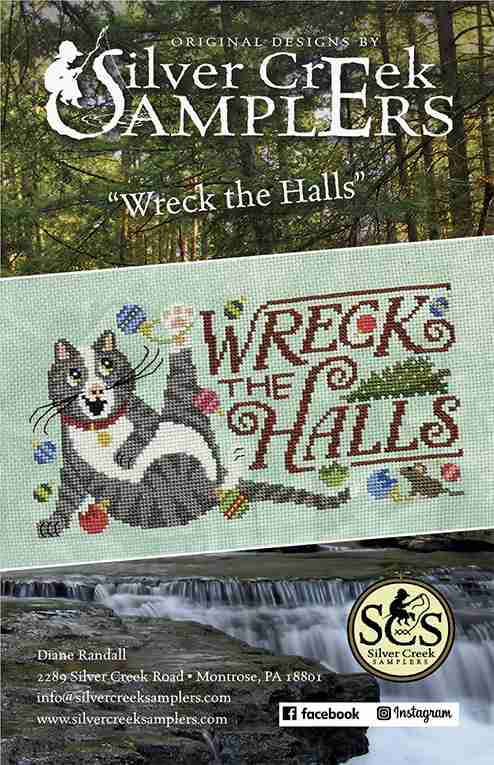 Wreck the Halls - Silver Creek Samplers - Cross Stitch Pattern