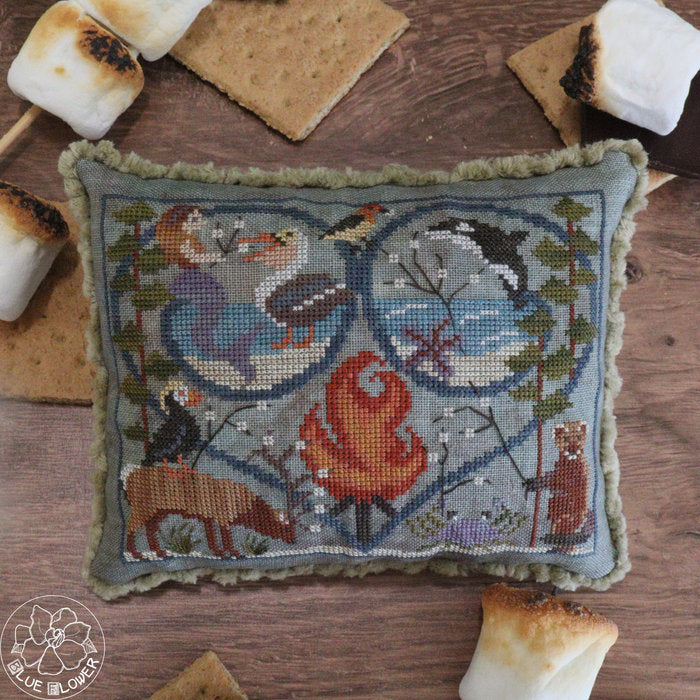 Shore S'mores - The Blue Flower - Cross Stitch Pattern [Nashville 2026]
