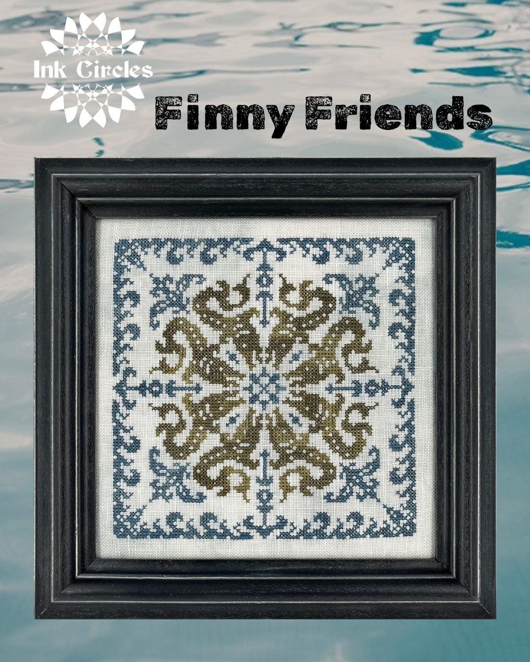 Finny Friends - Ink Circles - Cross Stitch Pattern [Nashville 2026]