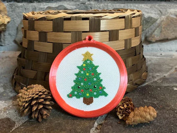 Kawaii Christmas Tree - World on a String by Dara - Cross Stitch Pattern