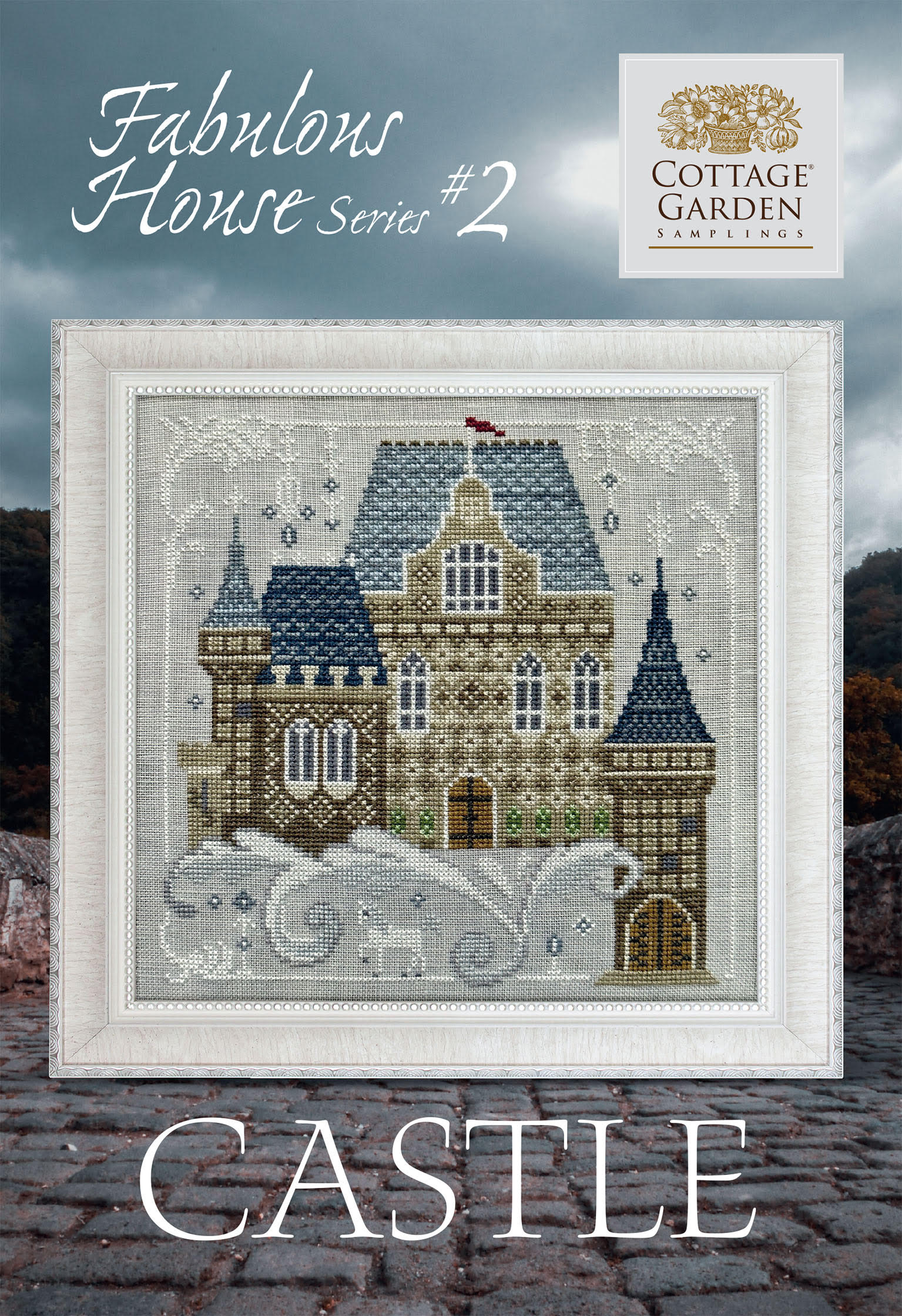 Castle (Fabulous House Series #2) - Cottage Garden Samplings - Cross Stitch Pattern