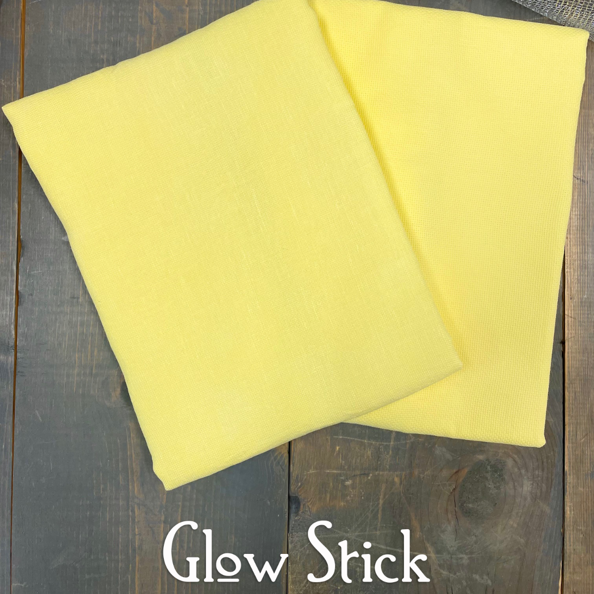 "Glow Stick" Forbidden Fiber Co. - Hand Dyed Cross Stitch Fabric