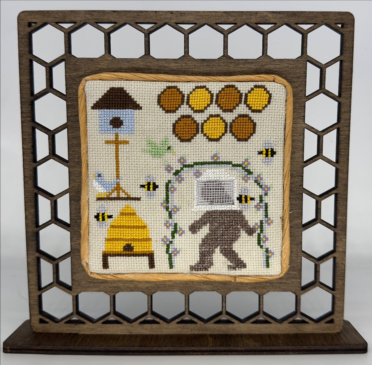 Beekeeper Bigfoot - SamBrie Stitches Designs - Cross Stitch Pattern [Nashville 2024 Exclusive]