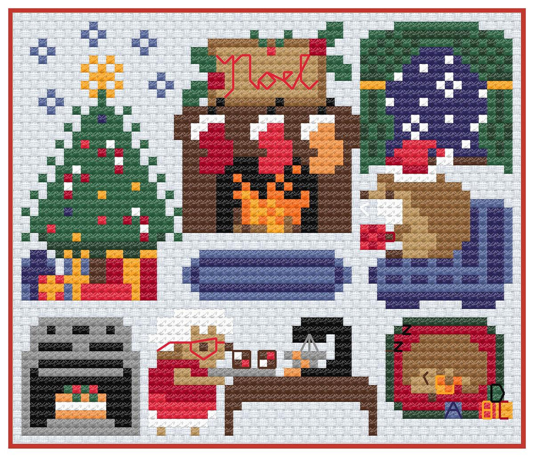 Merry Moments - World on a String by Dara - Cross Stitch Pattern [Needlework Marketplace 2023 Exclusive]