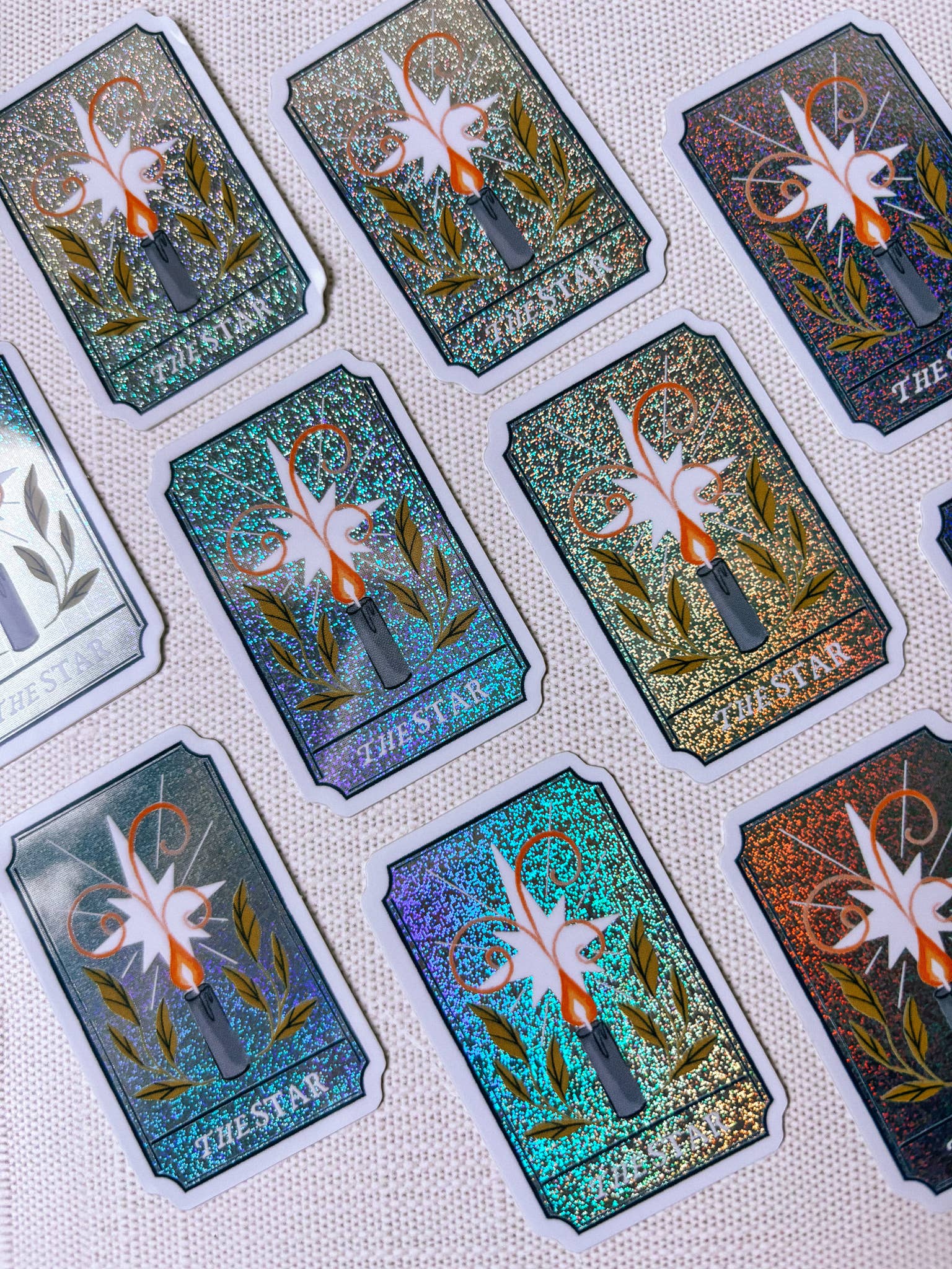 The Star Tarot Card Holographic Sticker - Lantern Print Co.