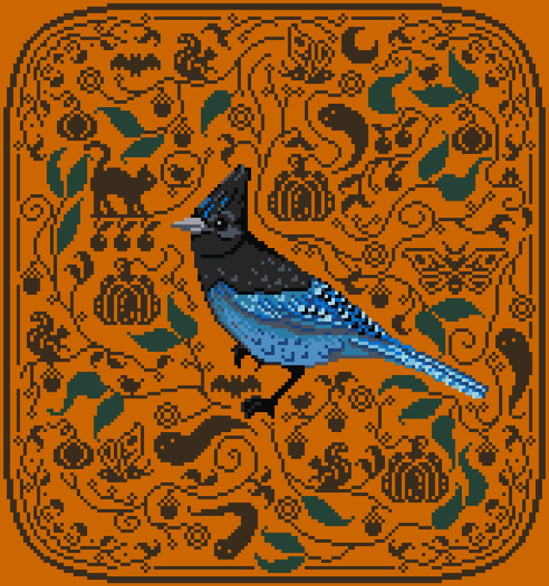 Steller Fall - The Stitch Crypt - Cross Stitch Pattern [Needlework Marketplace 2026]