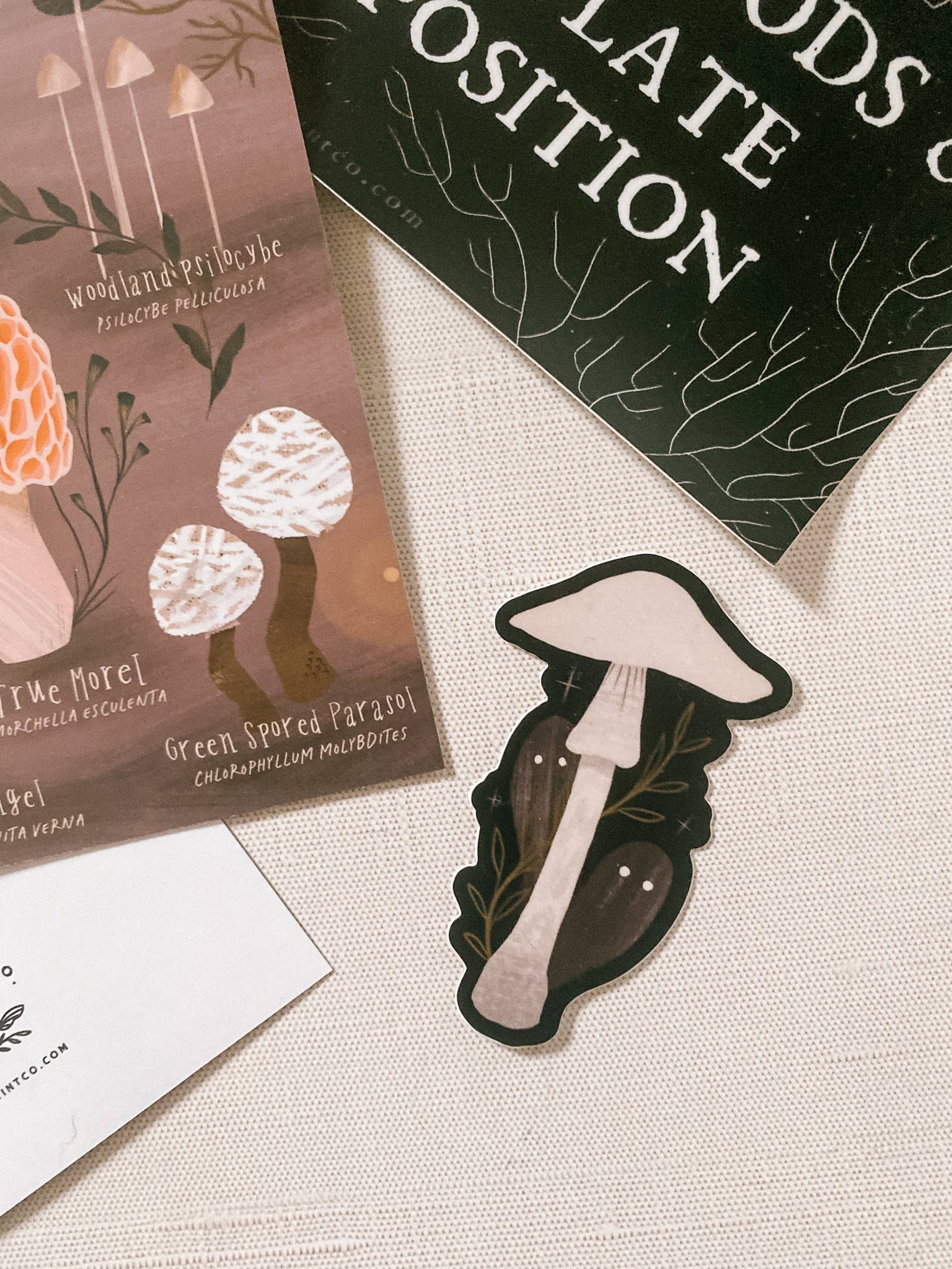 Mushroom Spirits Sticker - Lantern Print Co.