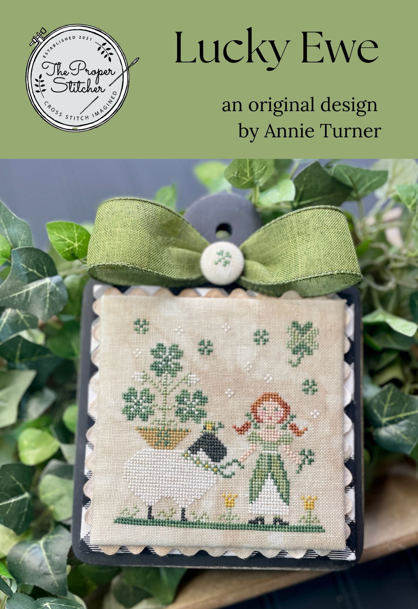 Lucky Ewe - The Proper Stitcher - Cross Stitch Pattern [Nashville 2024 Exclusive]