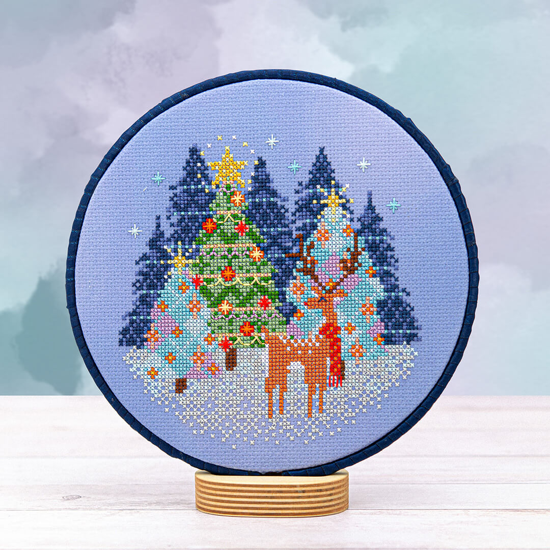 Reindeer Cheer - Counting Puddles - Cross Stitch Pattern [Needlework Marketplace 2025]