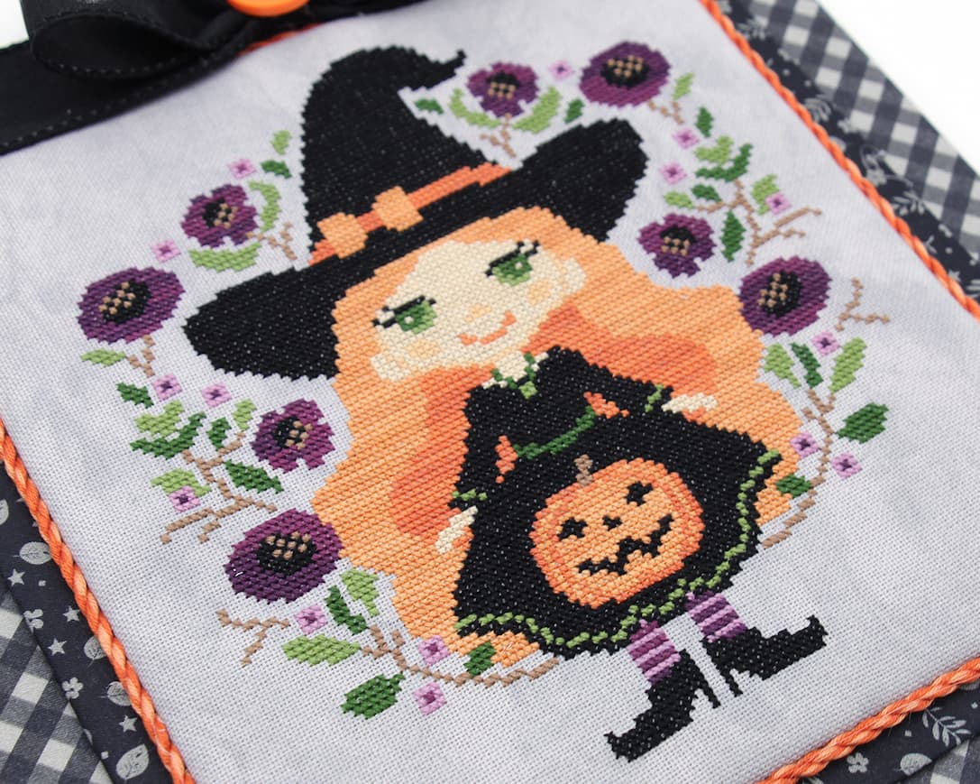Ember the Flower Witch - Cherry Hill Stitchery - Cross Stitch Pattern [Needlework Marketplace 2025]