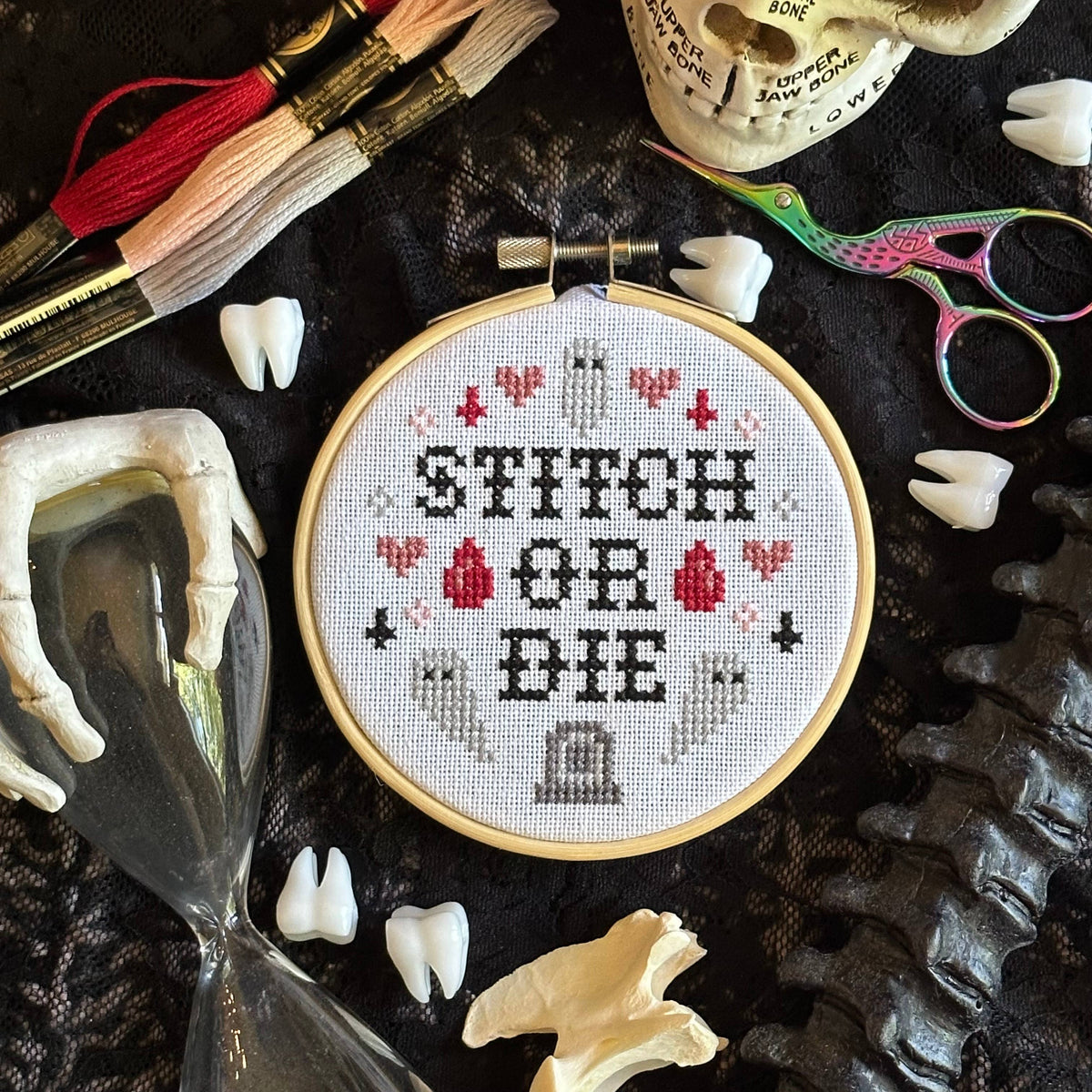 Stitch or Die Cross Stitch Kit - The Gloomy Gremlin