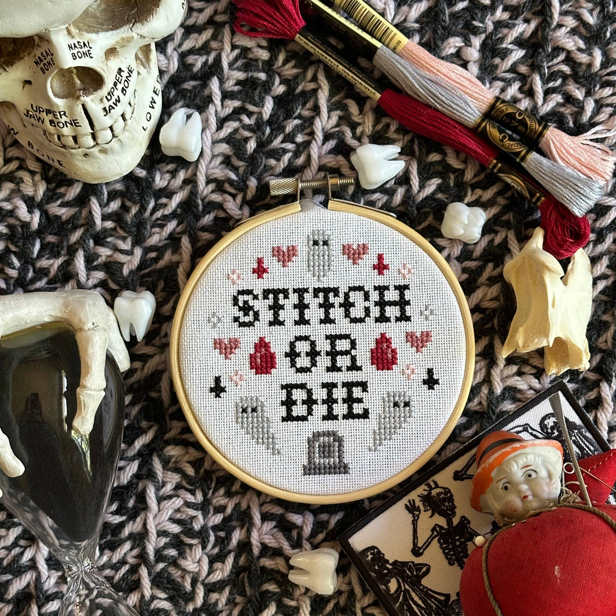 Stitch or Die Cross Stitch Kit - The Gloomy Gremlin