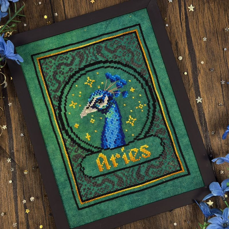 Zodiac Aries - The Stitch Crypt - Cross Stitch Pattern [Needlework Marketplace 2026]