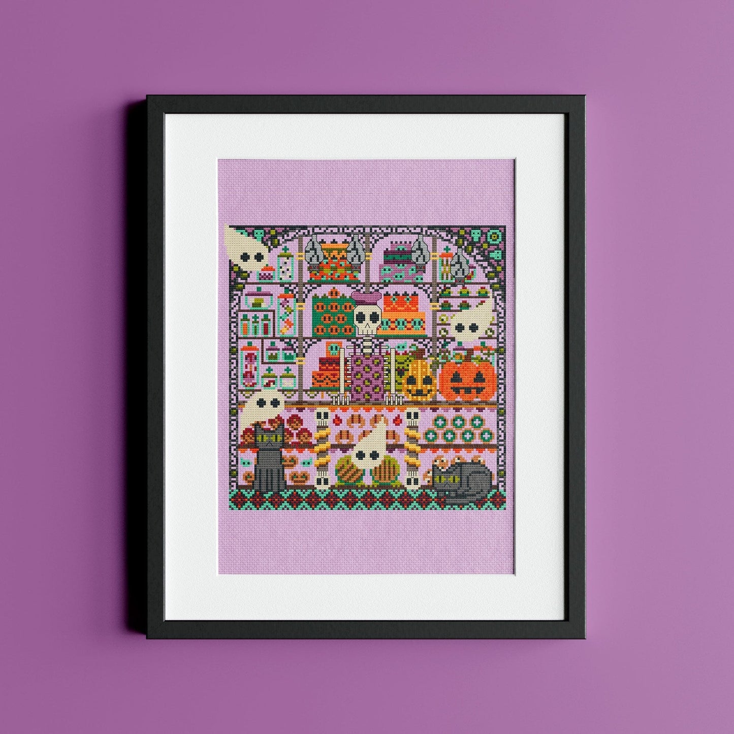 Haunted Bakery - Una Buena Pieza - Cross Stitch Pattern
