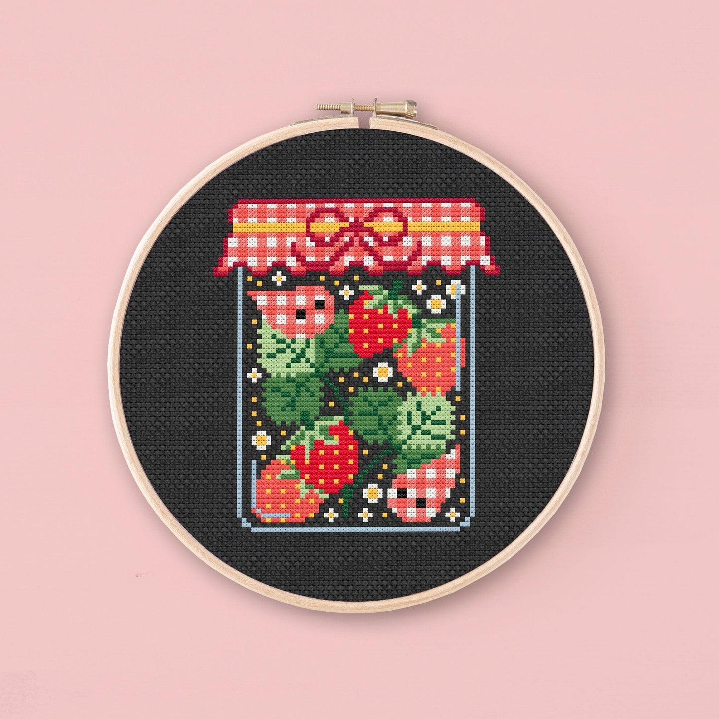 Enchanted Berries 1 - Strawberry - Una Buena Pieza - Cross Stitch Pattern