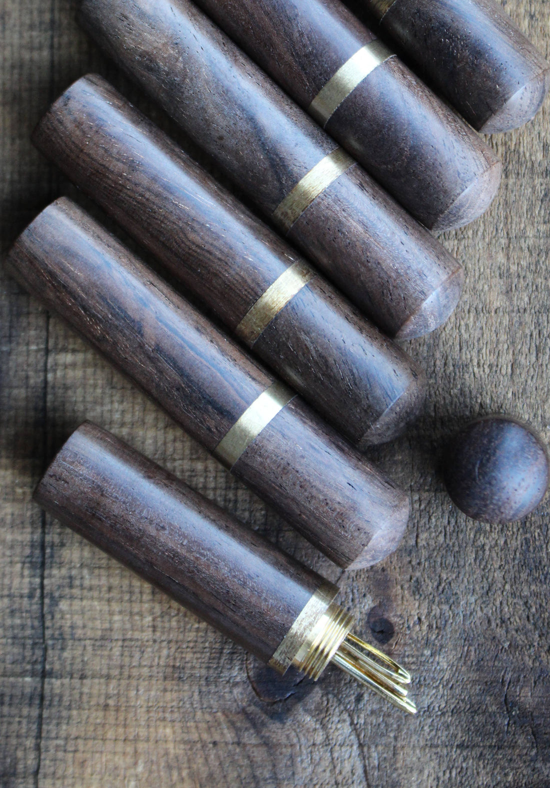 Ebony Wood Needle Case - The Stitch Box Vault