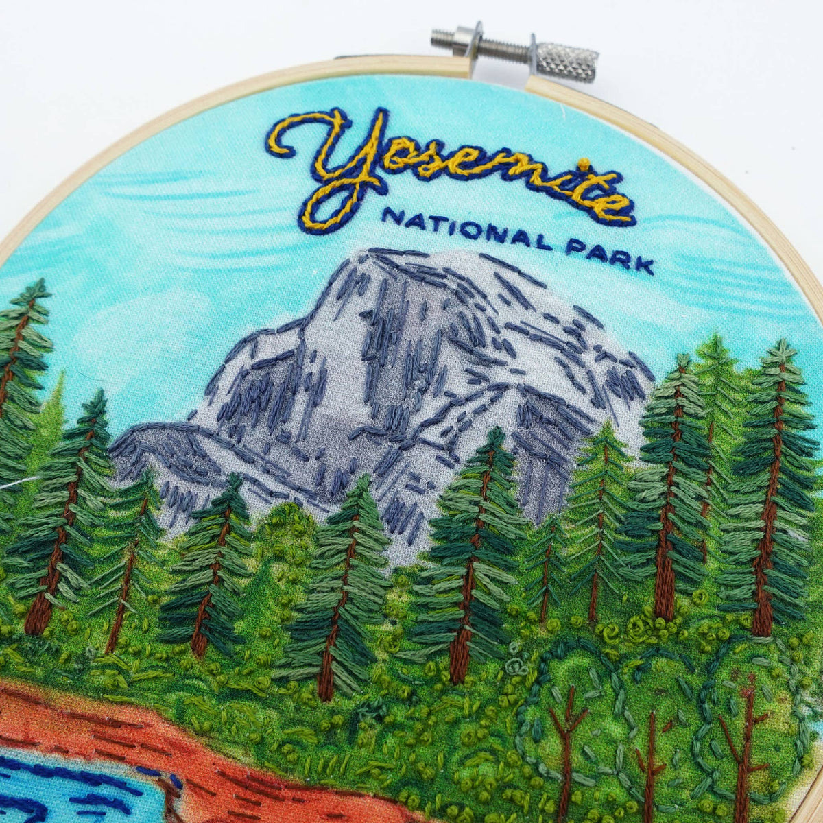 Yosemite National Park Hand Embroidery Craft Kit