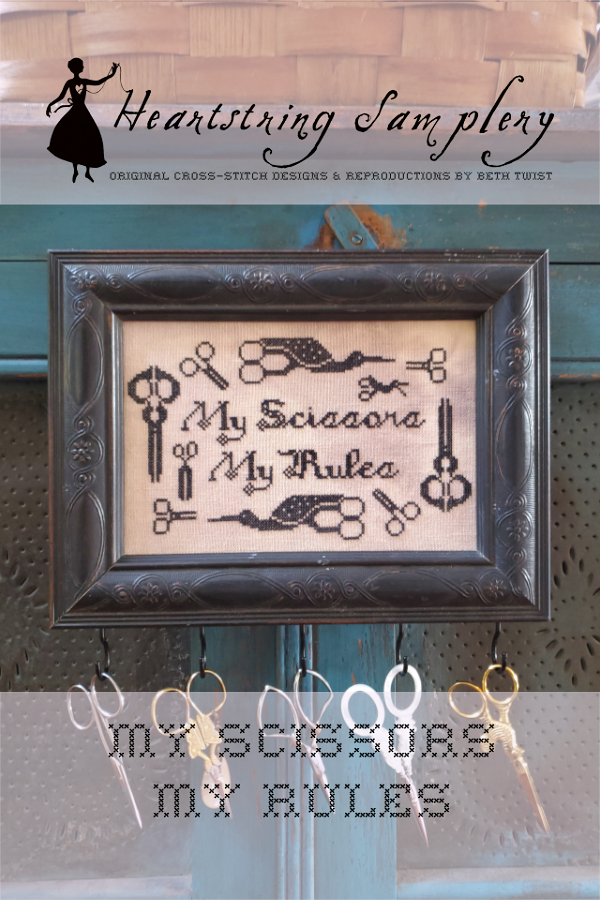 My Scissors My Rules - Heartstring Samplery - Cross Stitch Pattern [Nashville 2024 Exclusive]