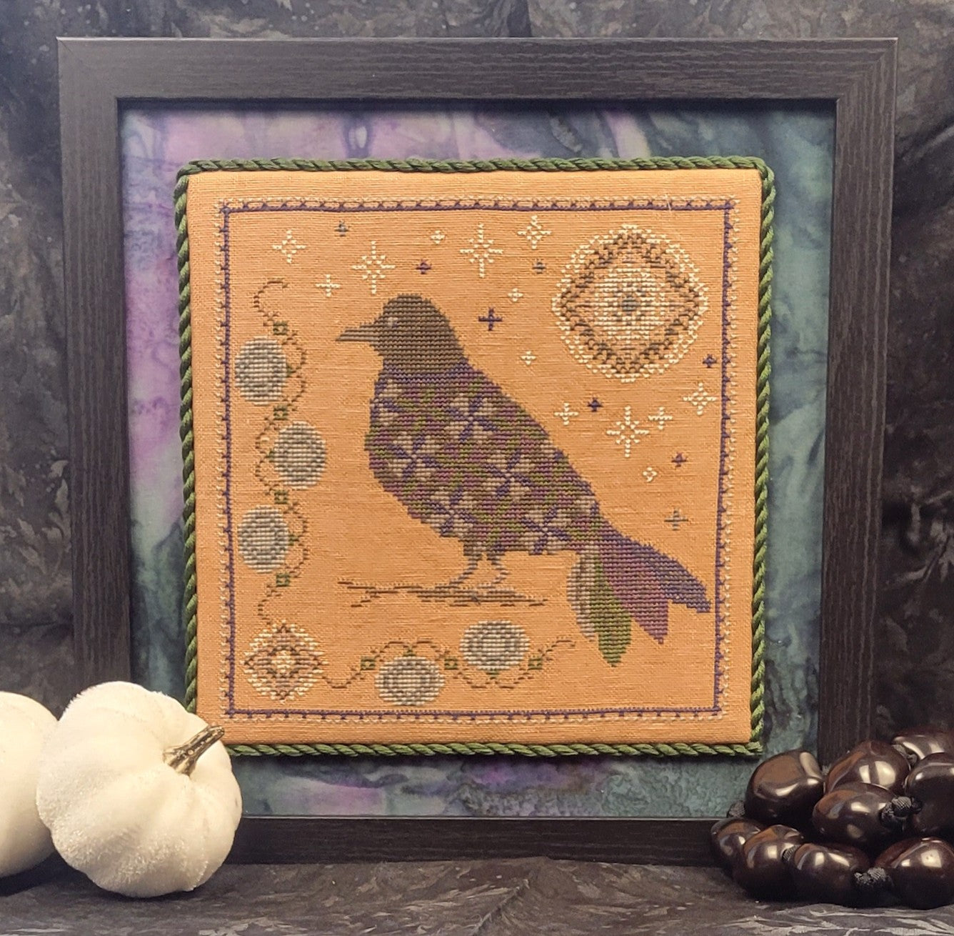 Raven’s Midnight Serenade - Wildflower Stitching - Cross Stitch Pattern [Needlework Marketplace 2025]