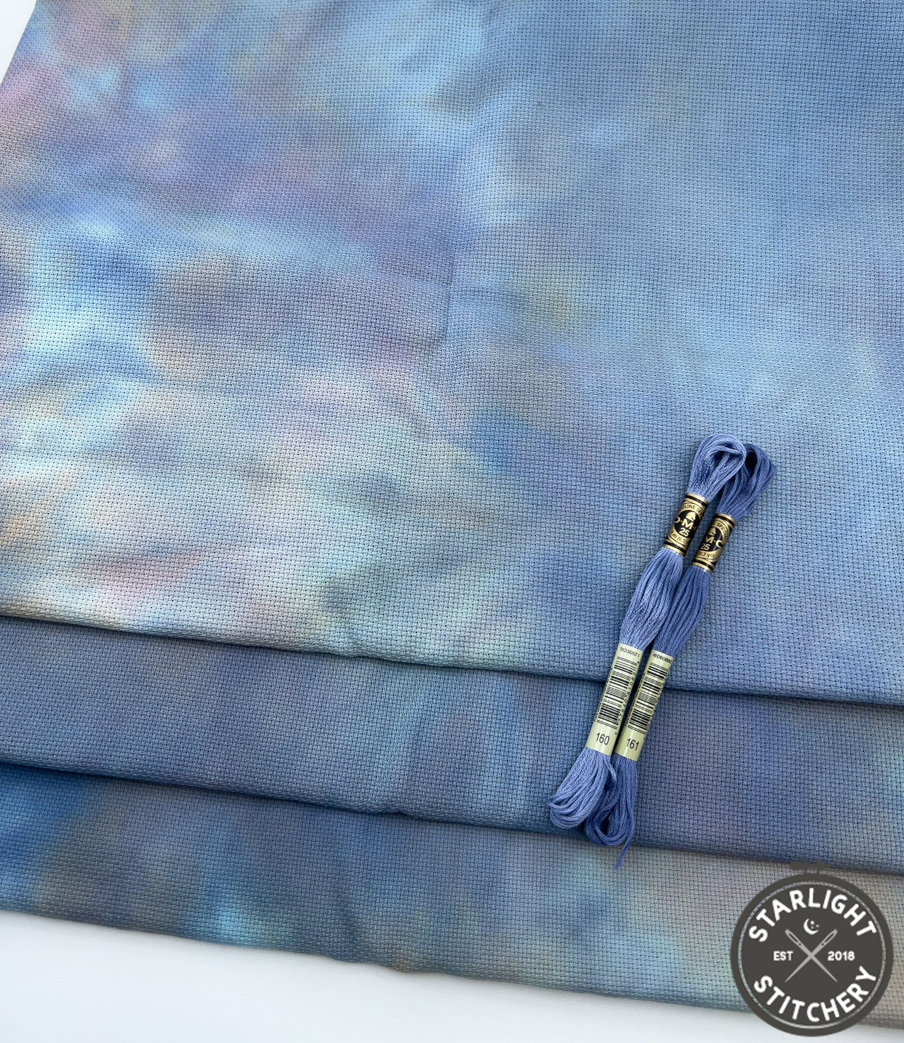 "Banshee" Aida - Fabrics by Stephanie - Hand Dyed Cross Stitch Fabric