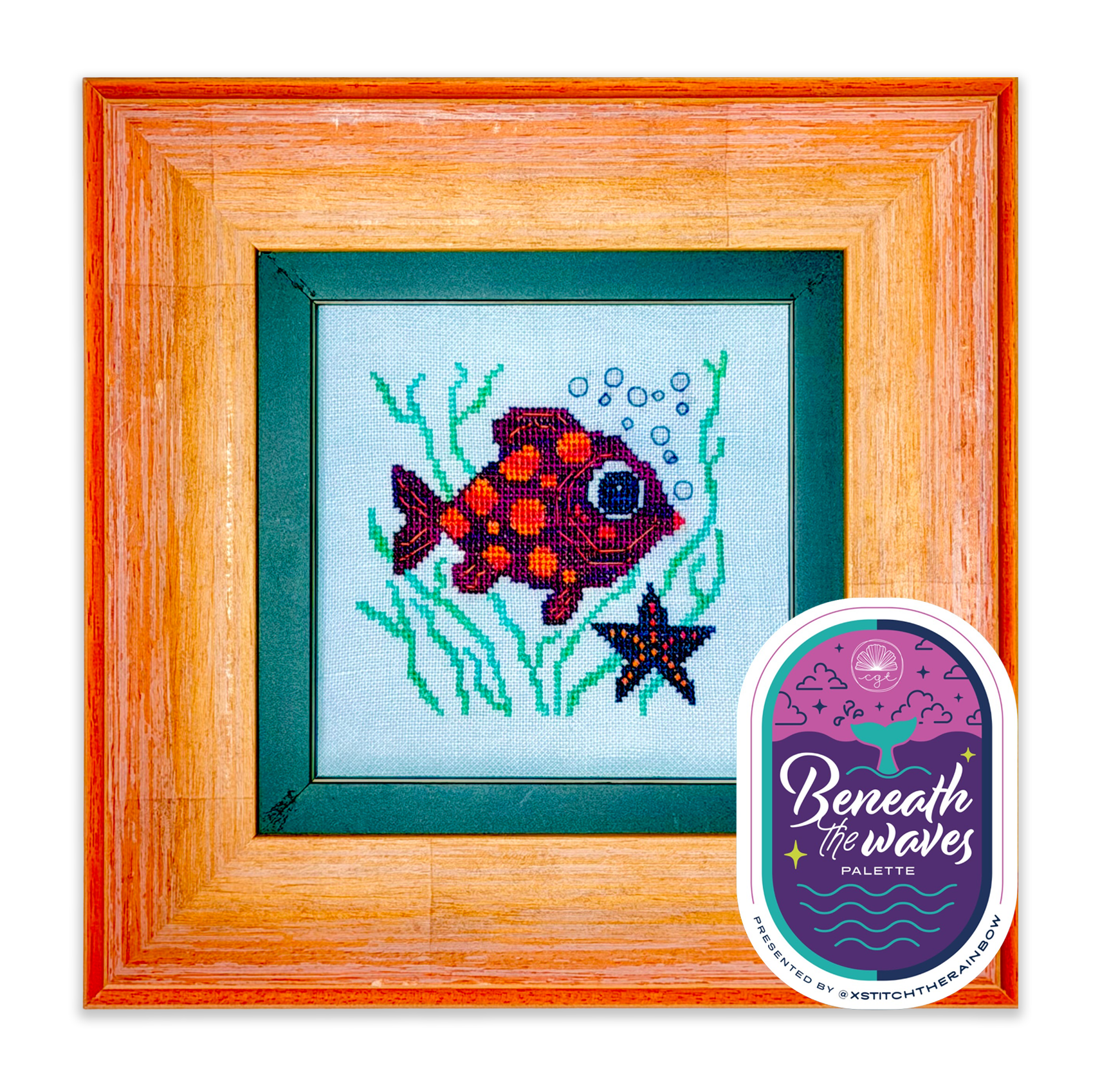 Seeing Stars (Beneath the Waves) - Fox and Rabbit - Cross Stitch Pattern [Nashville 2026]