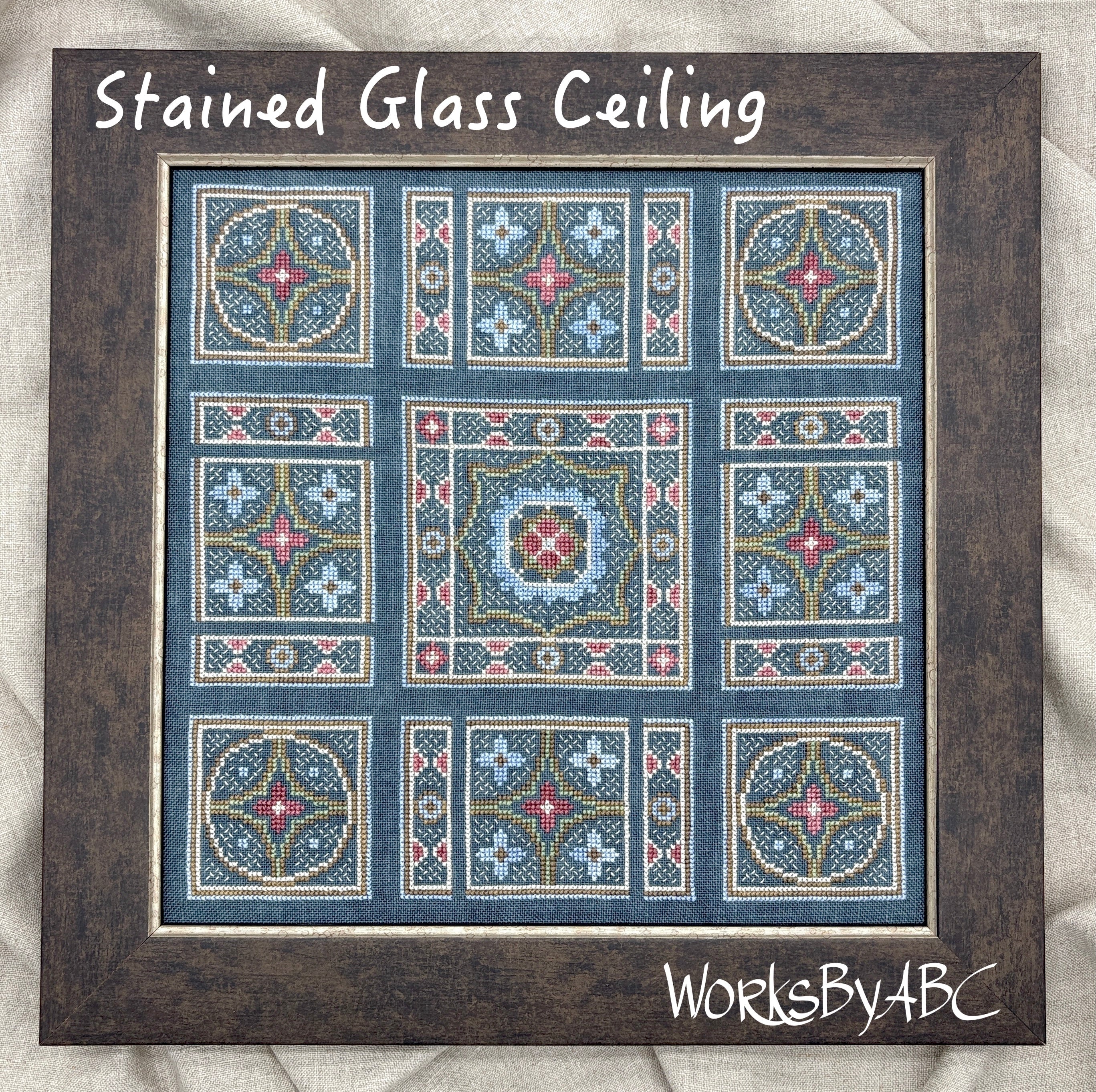 Stained Glass Ceiling - WorksByABC - Cross Stitch Pattern [Nashville 2026]