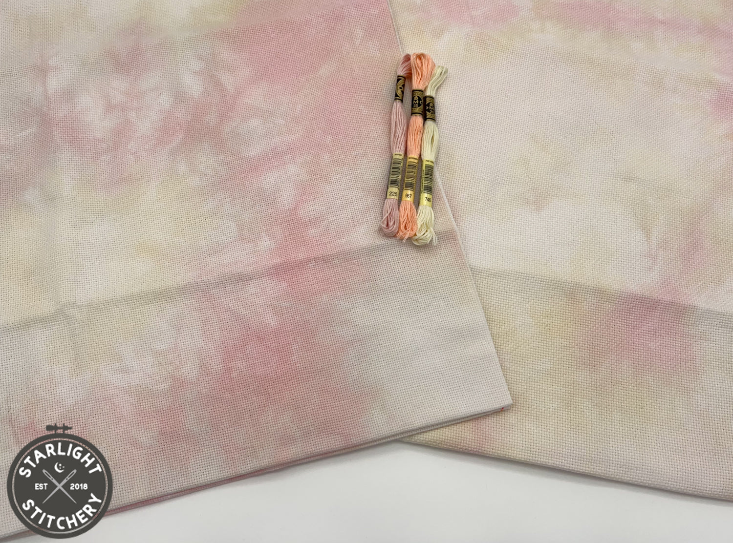 "Golden Hour" Forbidden Fiber Co. - Hand Dyed Cross Stitch Fabric