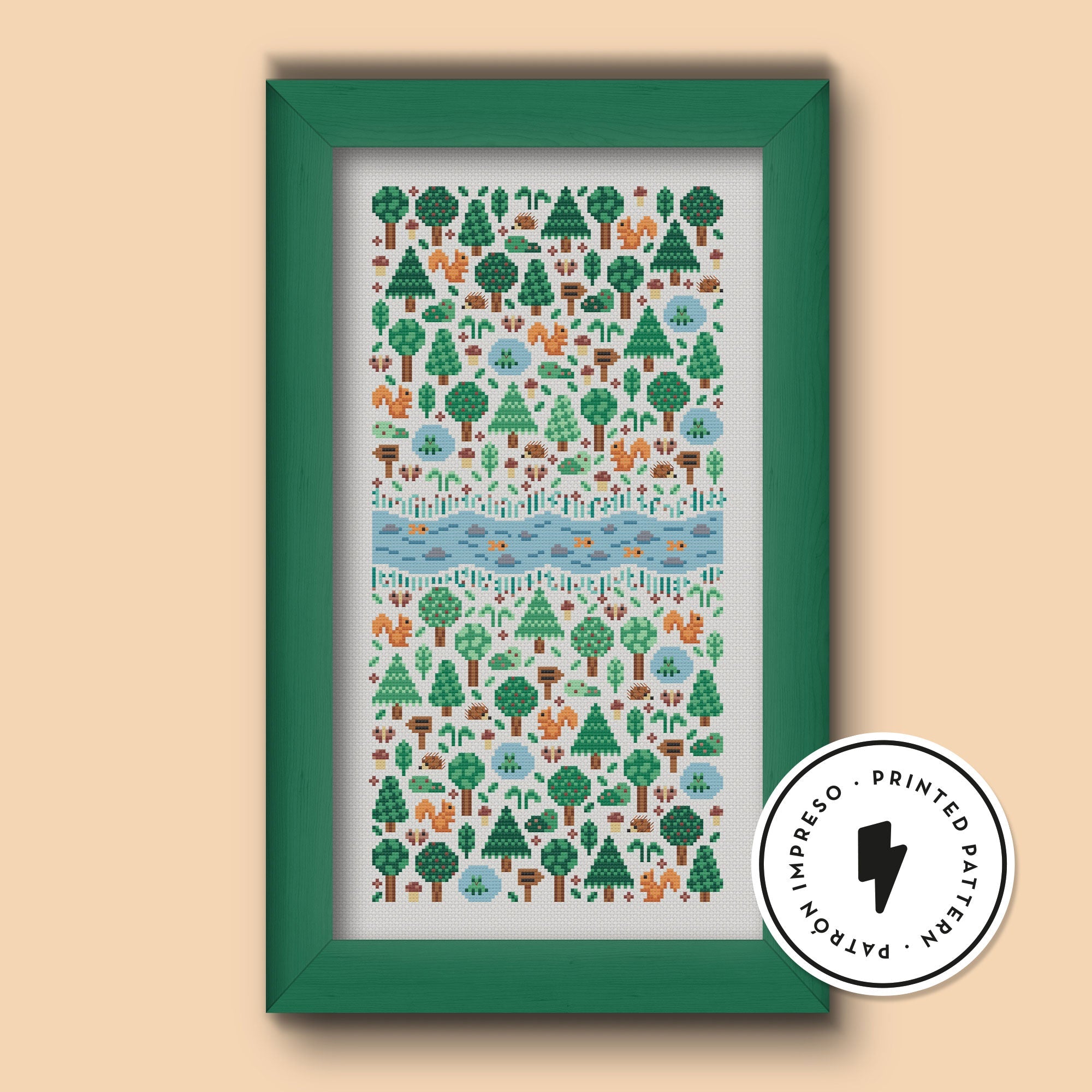Forest Garden - Una Buena Pieza - Cross Stitch Pattern