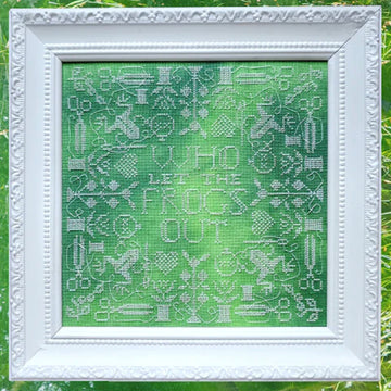 Who Let The Frogs Out - Heartstring Samplery - Cross Stitch Pattern