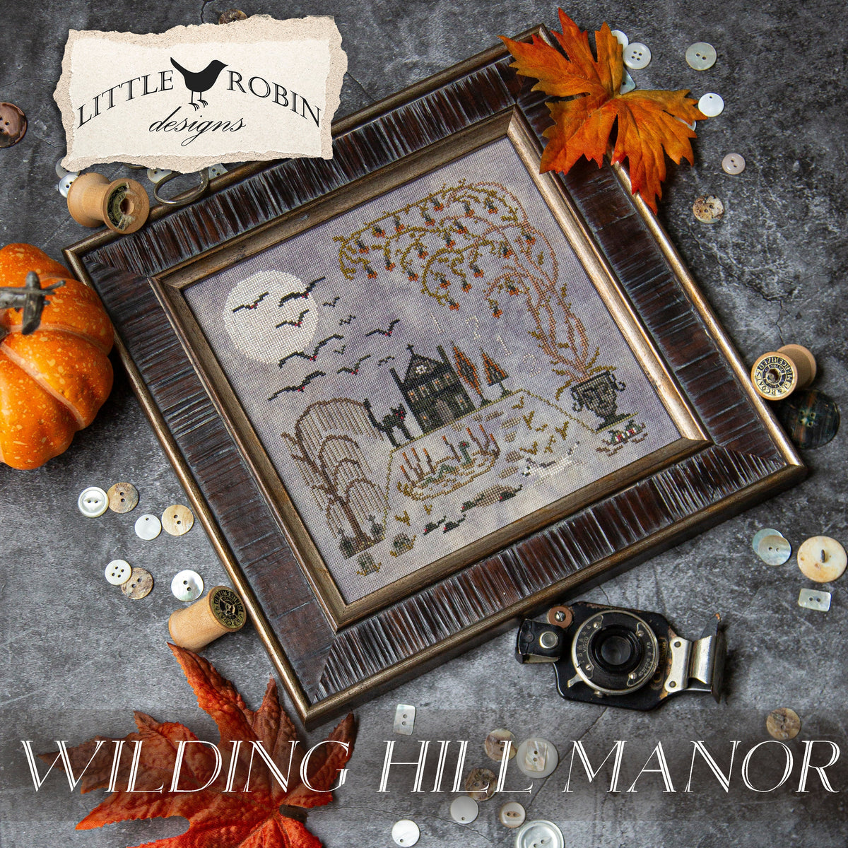 Wilding Hill Manor - Little Robin Designs - Cross Stitch Pattern [Needlework Marketplace 2025]