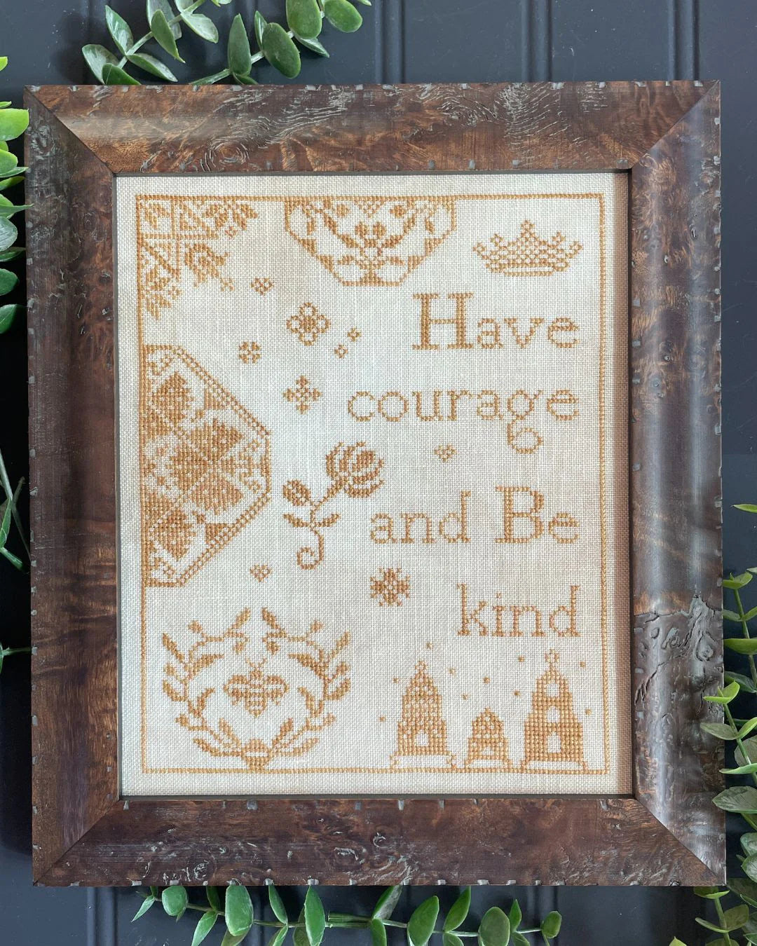 Have Courage - The Proper Stitcher - Cross Stitch Pattern