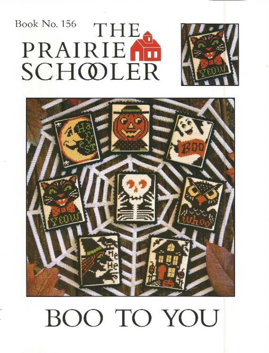 Boo To You - The Prairie Schooler - Cross Stitch Pattern