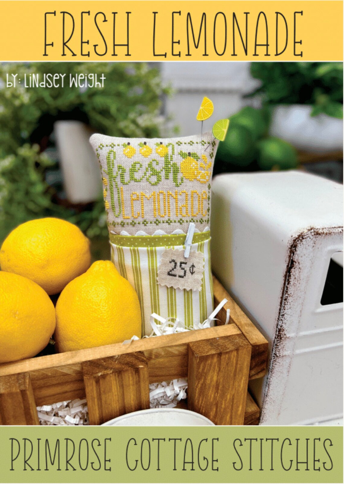 Fresh Lemonade - Primrose Cottage Stitches - Cross Stitch Pattern