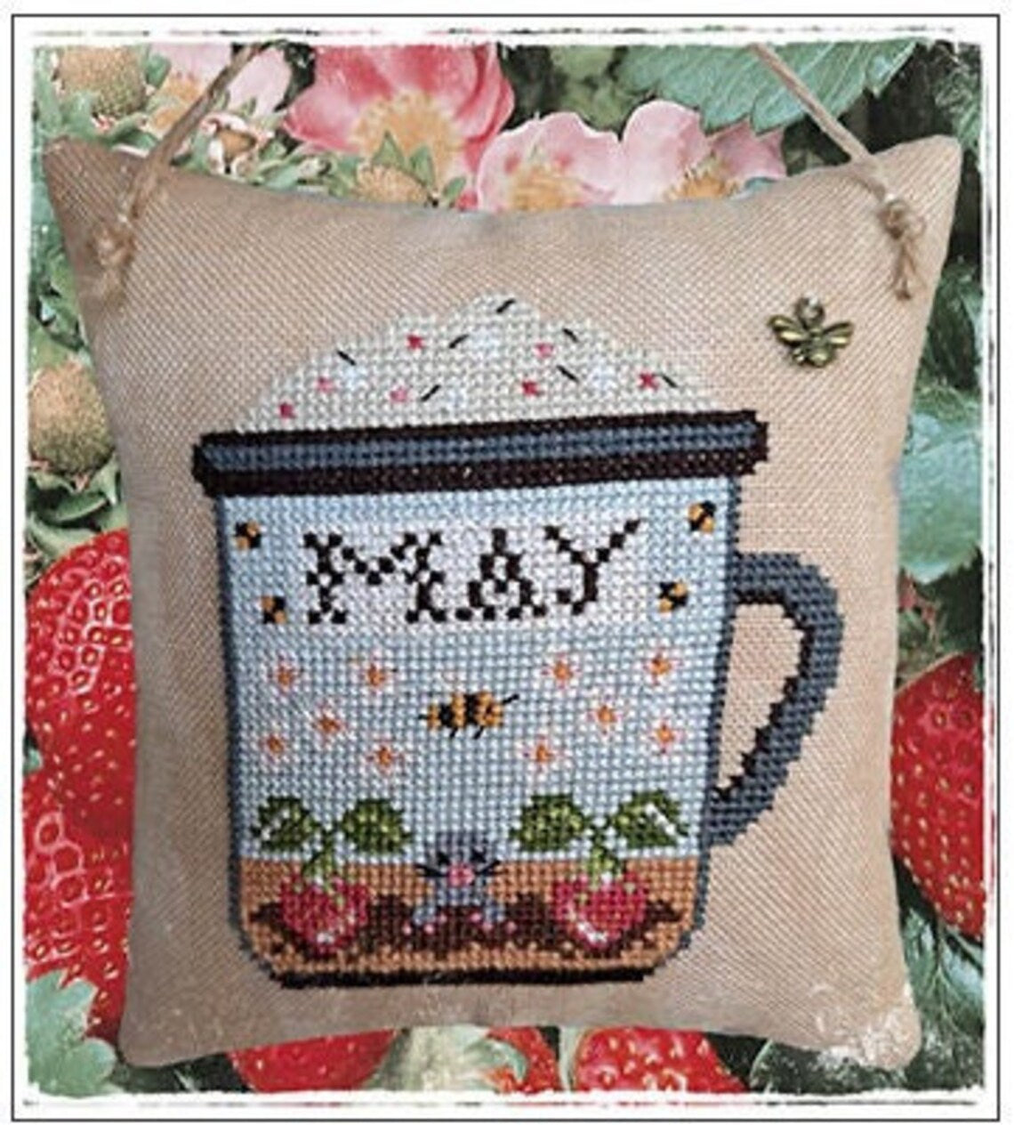 Months in a Mug: May - Fairy Wool in the Wood - Cross Stitch Pattern