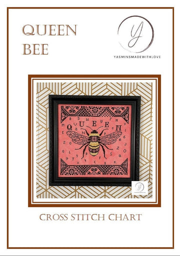 Queen Bee - Yasmine's Made with Love - Cross Stitch Pattern