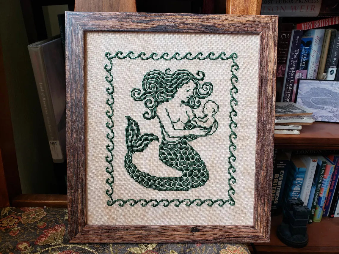 The Merbaby - Siren Stitchworks - Cross Stitch Pattern