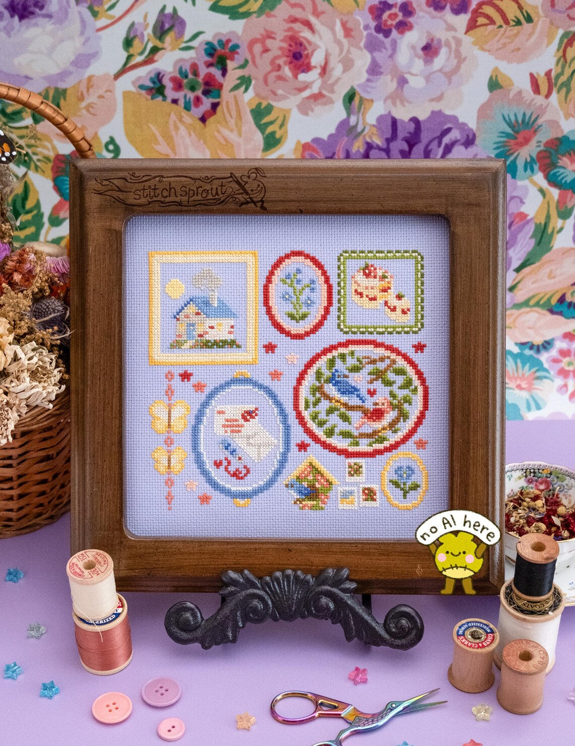 Sweet Nothings Sampler - StitchSprout Cross Stitch - Cross Stitch Pattern