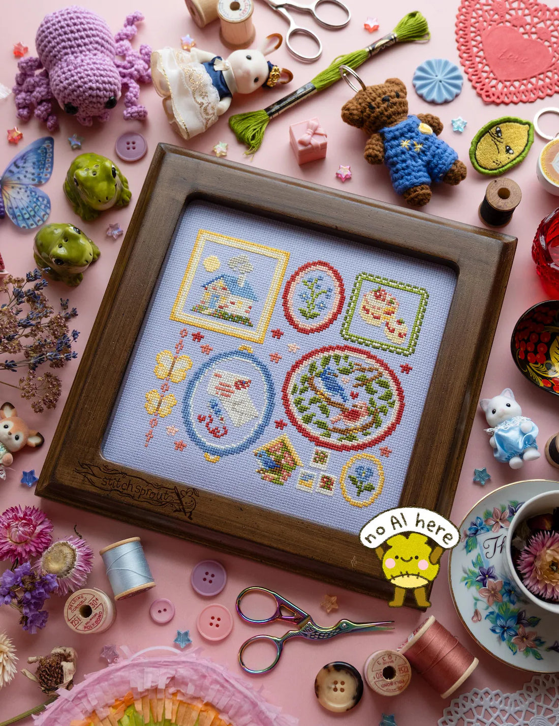 Sweet Nothings Sampler - StitchSprout Cross Stitch - Cross Stitch Pattern