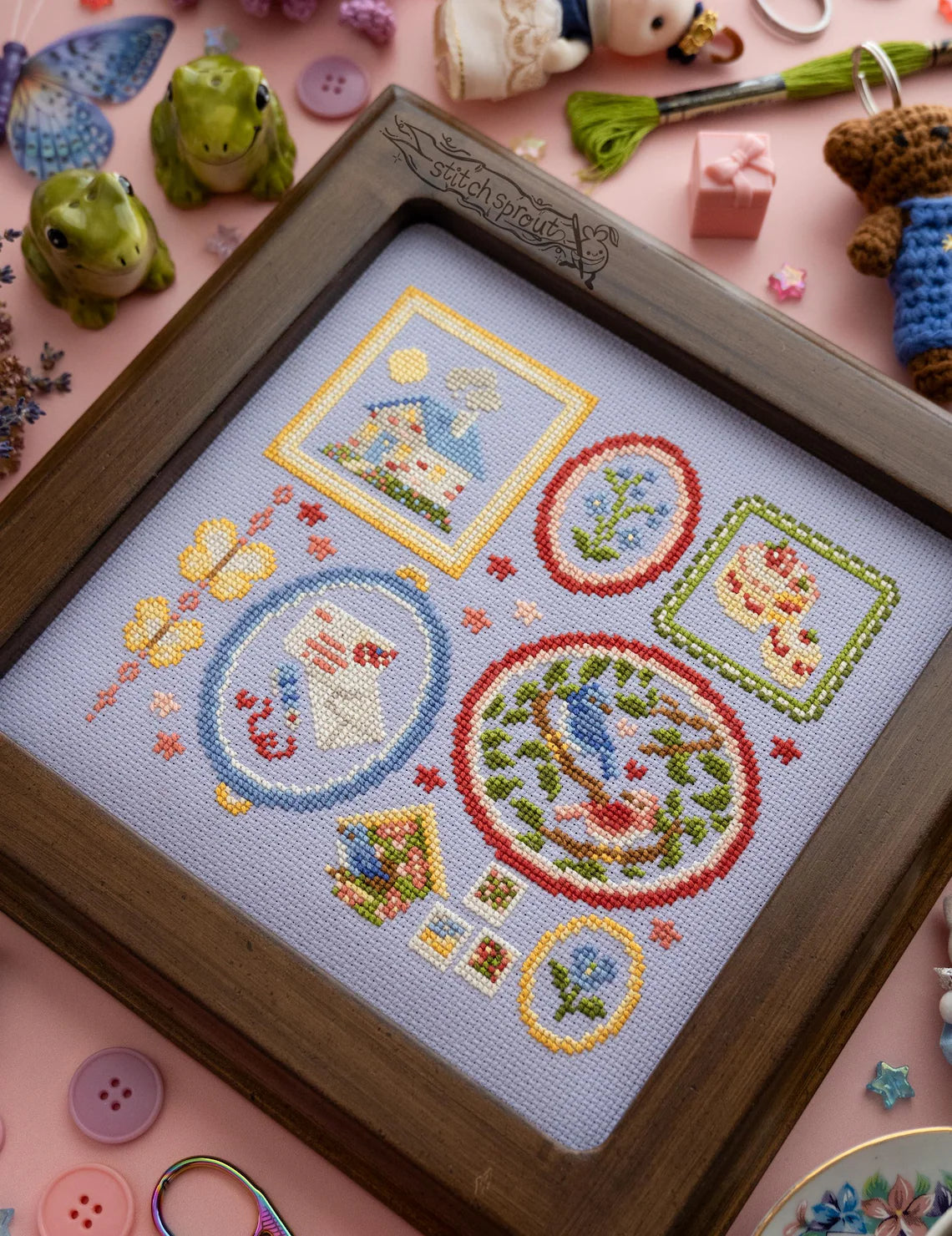 Sweet Nothings Sampler - StitchSprout Cross Stitch - Cross Stitch Pattern