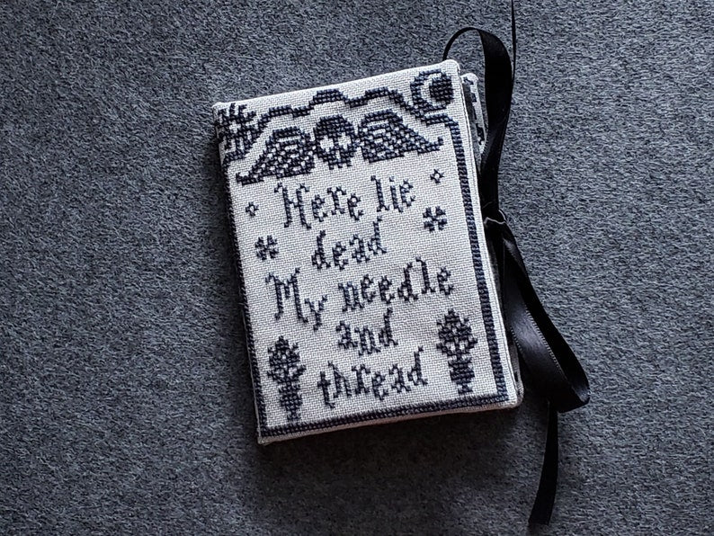 Tombstone Needlebook - Siren Stitchworks - Cross Stitch Pattern