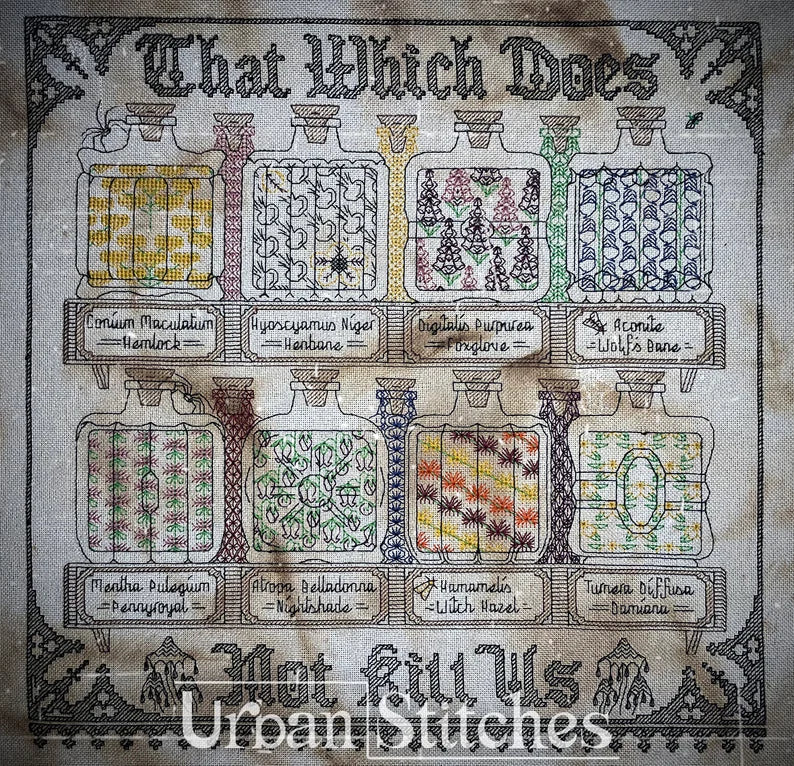 That Which Does Not Kill Us - Urban Stitches - Cross Stitch Pattern