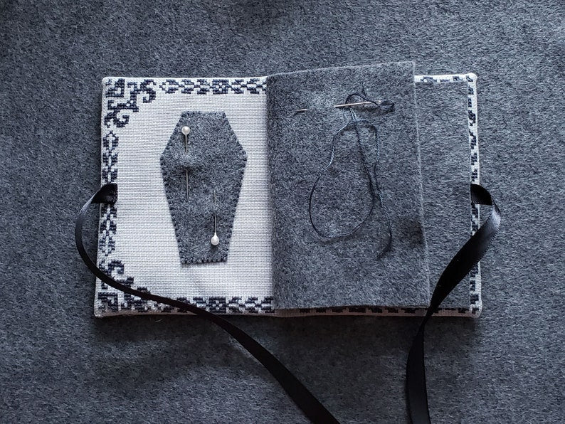 Tombstone Needlebook - Siren Stitchworks - Cross Stitch Pattern