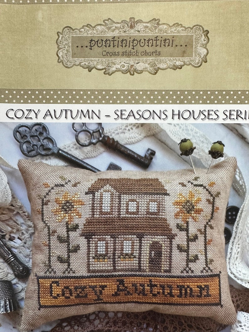 Cozy Autumn (Seasons Houses Series) - PuntiniPuntini - Cross Stitch Pattern