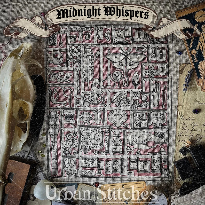 Midnight Whispers - Urban Stitches - Cross Stitch Pattern