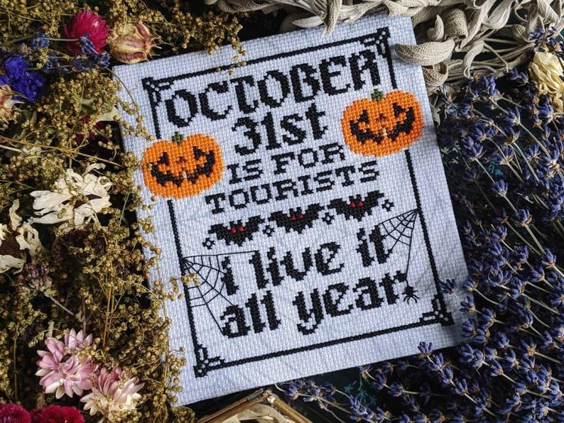 Halloween Forever - StitchSprout Cross Stitch - Cross Stitch Pattern